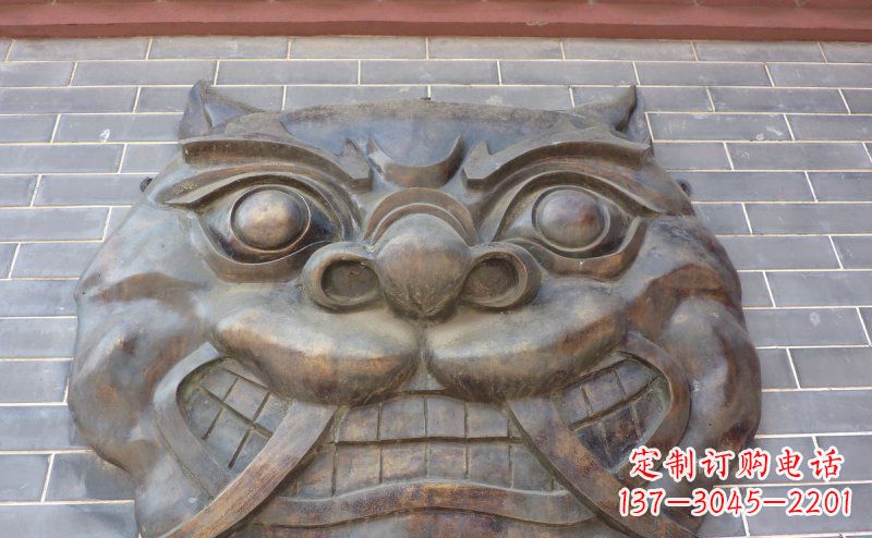 沧州狴犴古代神兽铜浮雕