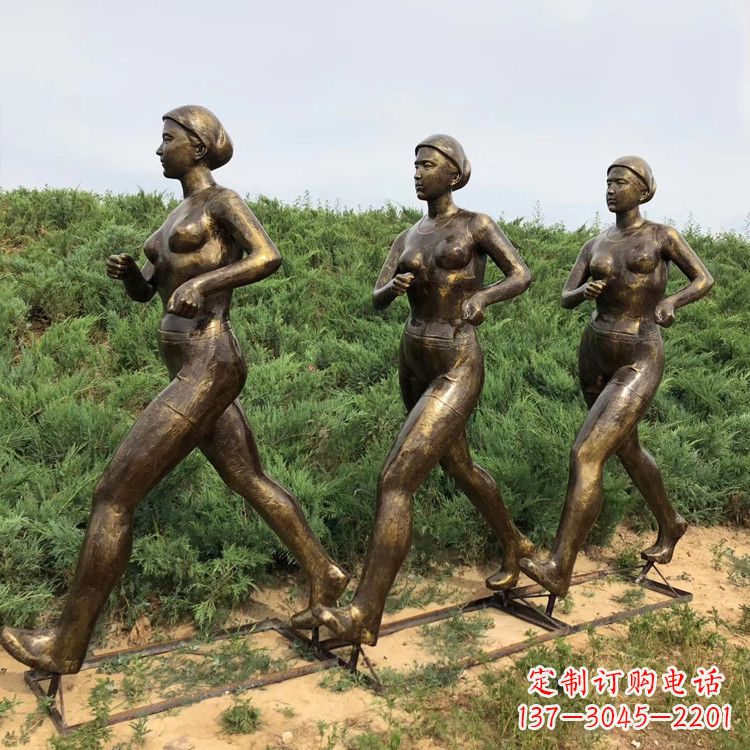 沧州玻璃钢仿铜女人雕塑精致细腻的艺术品