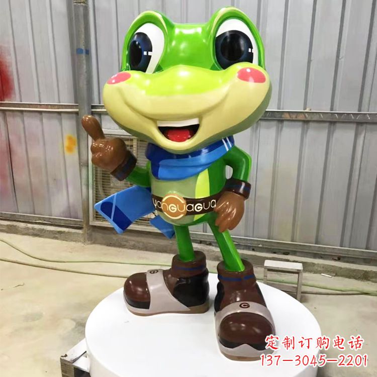 沧州玻璃钢青蛙雕塑——为商场儿童游乐场增添点缀