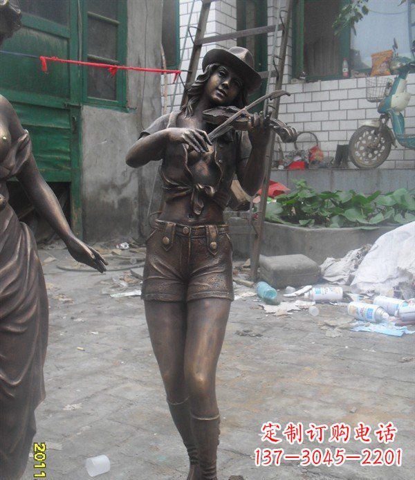 沧州美丽的玻璃钢女性雕塑