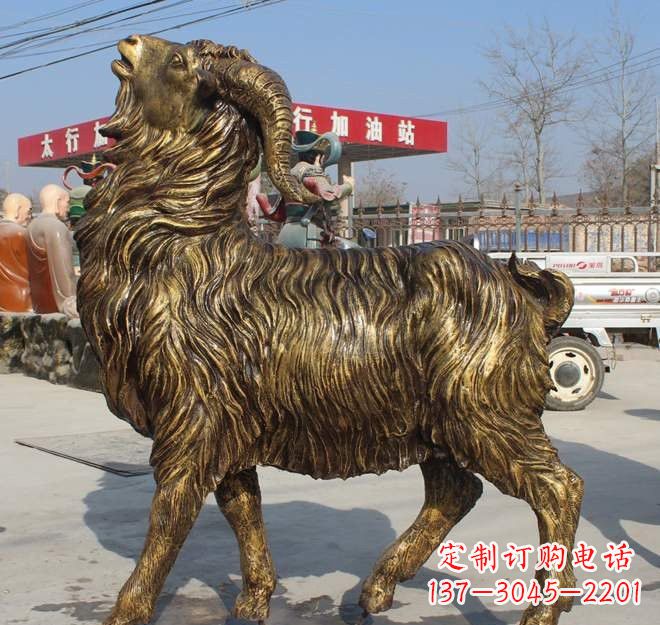 沧州玻璃钢山羊雕塑——让艺术之美绽放