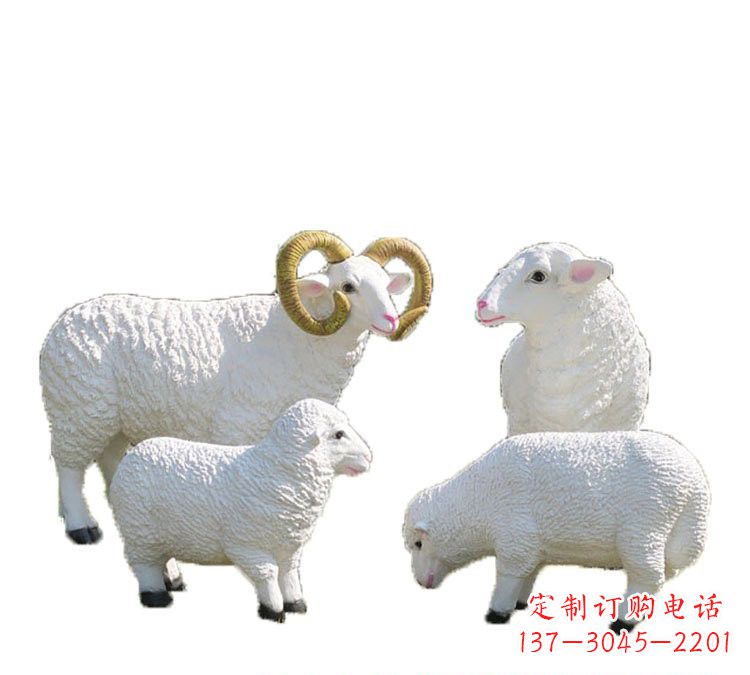 沧州玻璃钢山羊雕塑——传承藏区特色文化