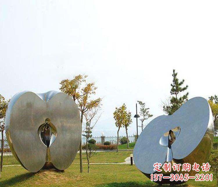 沧州不锈钢雕刻的苹果
