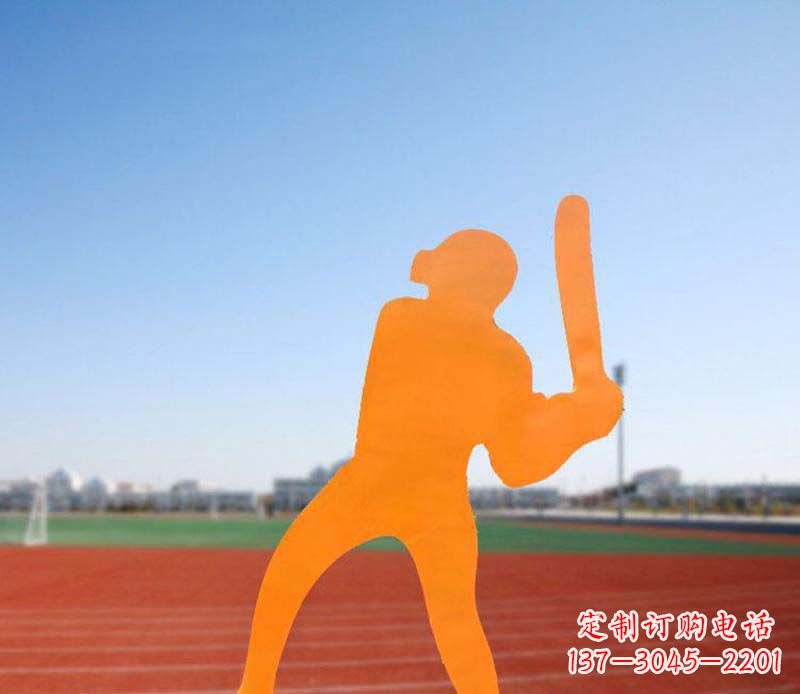 沧州不锈钢棒球雕塑精美的艺术品