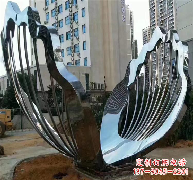 沧州不锈钢贝壳雕塑艺术与自然的完美结合