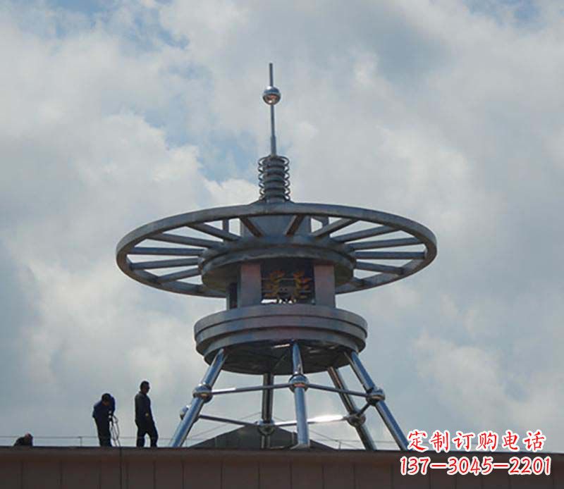 沧州不锈钢避雷针景观雕塑——安全防护与美丽结合