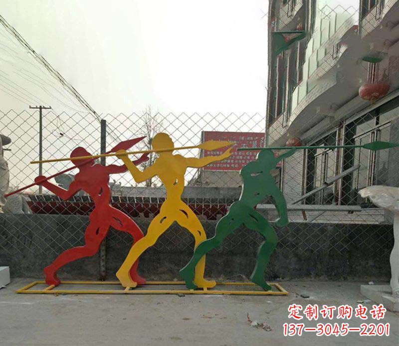 沧州不锈钢标枪雕塑一种新兴的艺术形式