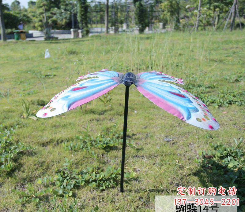 沧州不锈钢彩色蝴蝶雕塑艺术之美
