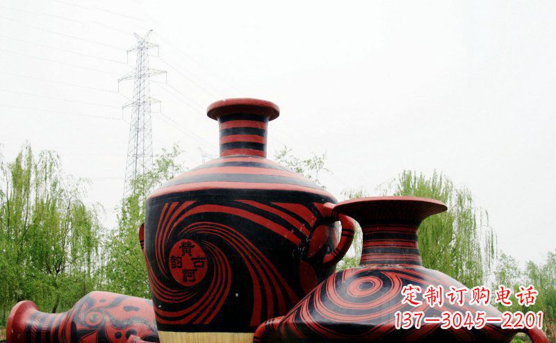 沧州不锈钢彩色花盆雕塑让空间更加精致