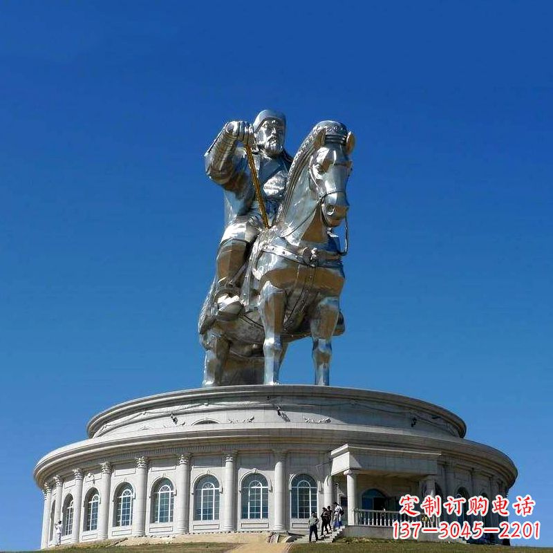 沧州不锈钢成吉思汗雕塑——一座引人入胜的大型雕塑
