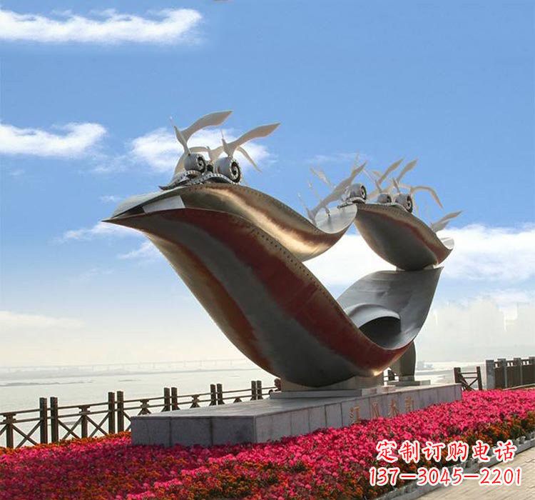 沧州海鸥雕塑——点缀不锈钢城市