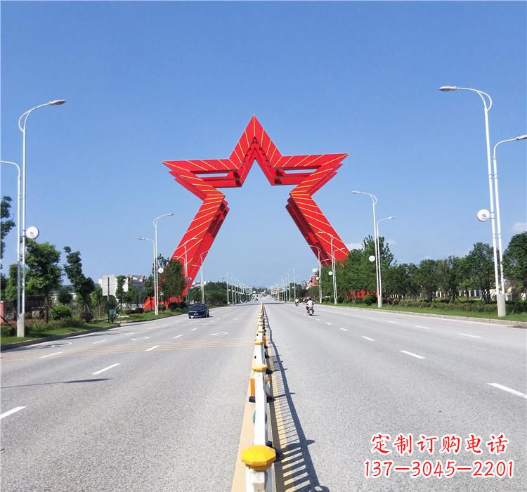 沧州不锈钢城市拱门雕塑一座精美的艺术作品