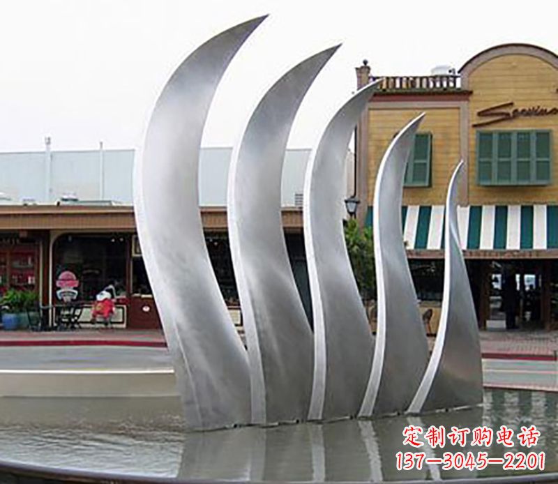 沧州不锈钢翅膀雕塑给空中带来力量与美丽