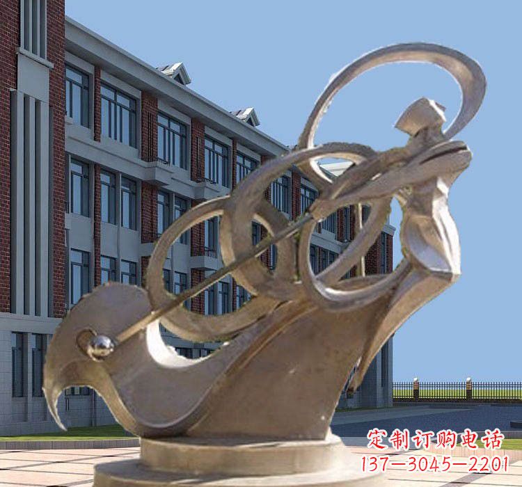 沧州不锈钢制作的高尔夫球雕塑