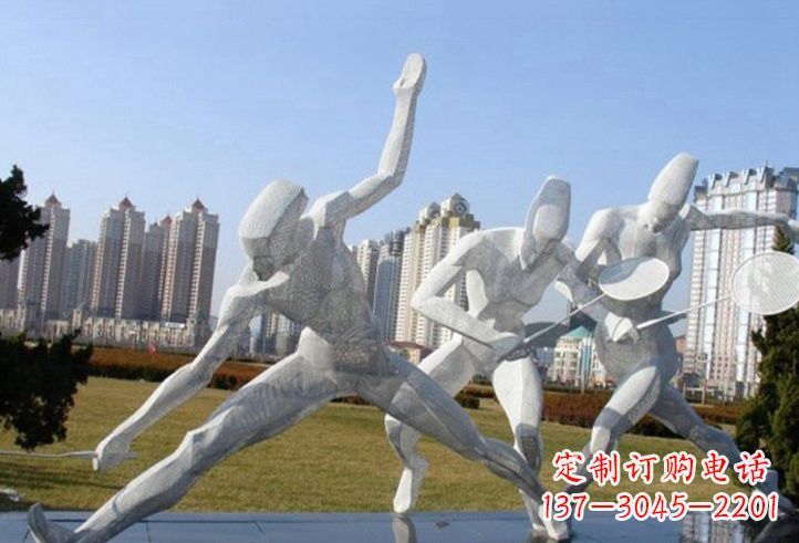 沧州精致不锈钢羽毛球雕塑