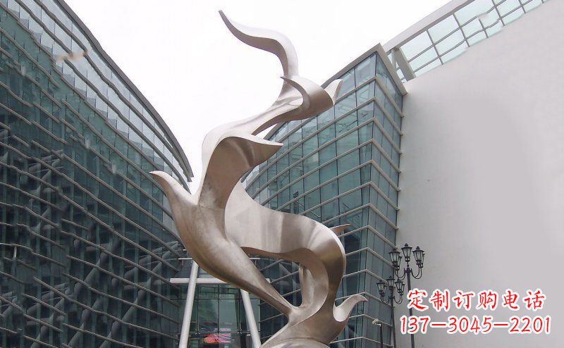 沧州不锈钢大雁雕塑
