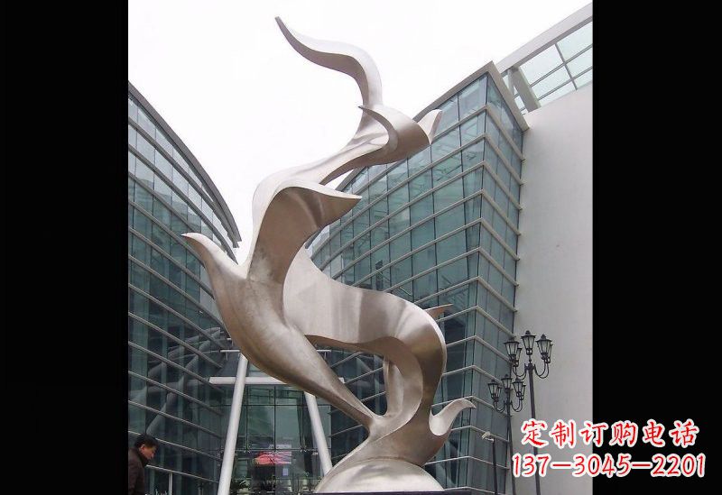 沧州精美的不锈钢大雁雕塑