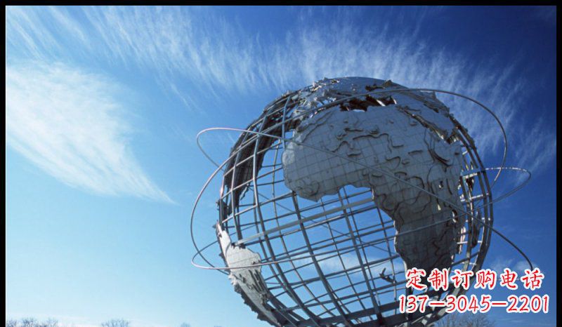 沧州不锈钢制地球雕塑精美的艺术品