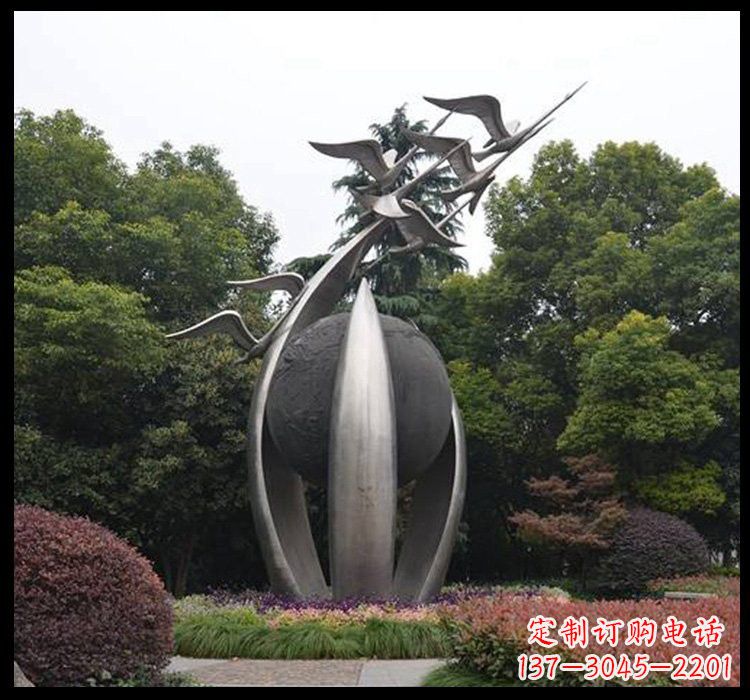 沧州不锈钢天鹅雕塑