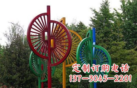 沧州不锈钢风车雕塑——动态美的艺术结晶