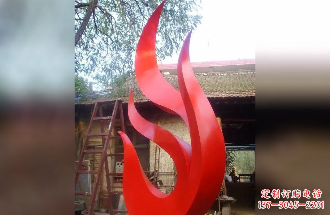 沧州凤凰展翅飞翔的不锈钢雕塑
