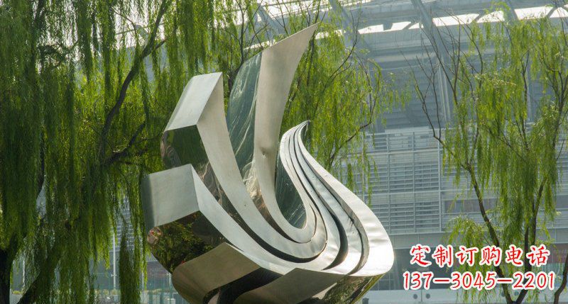 沧州不锈钢凤凰雕塑美丽的象征