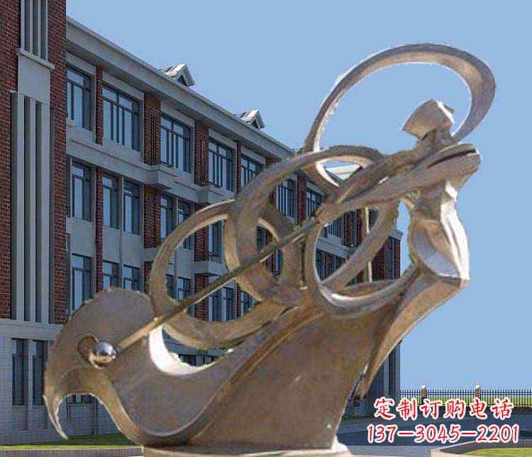 沧州不锈钢制作的高尔夫球人物雕塑