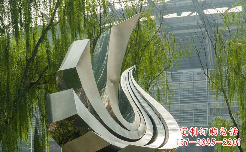 沧州不锈钢鸽子景观雕塑