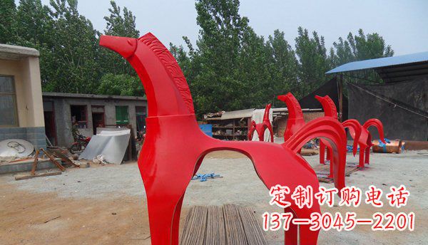 沧州不锈钢马雕塑精致而经久