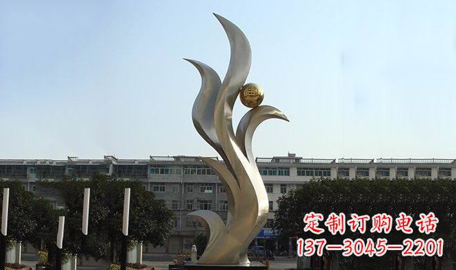 沧州精美不锈钢凤凰雕塑