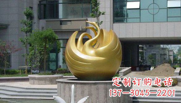 沧州不锈钢天鹅雕塑