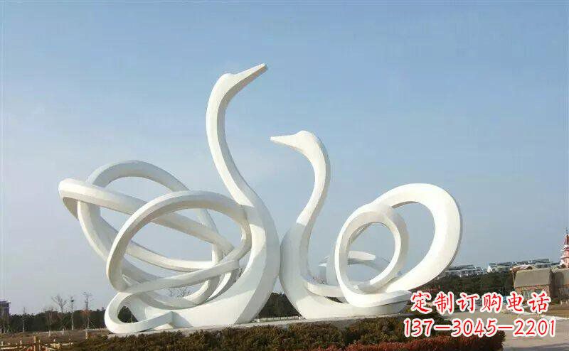 沧州不锈钢制作的天鹅雕塑