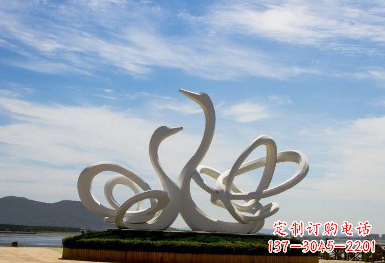 沧州不锈钢制天鹅雕塑
