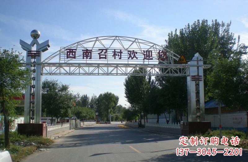 沧州不锈钢牌坊雕塑传承传统文化