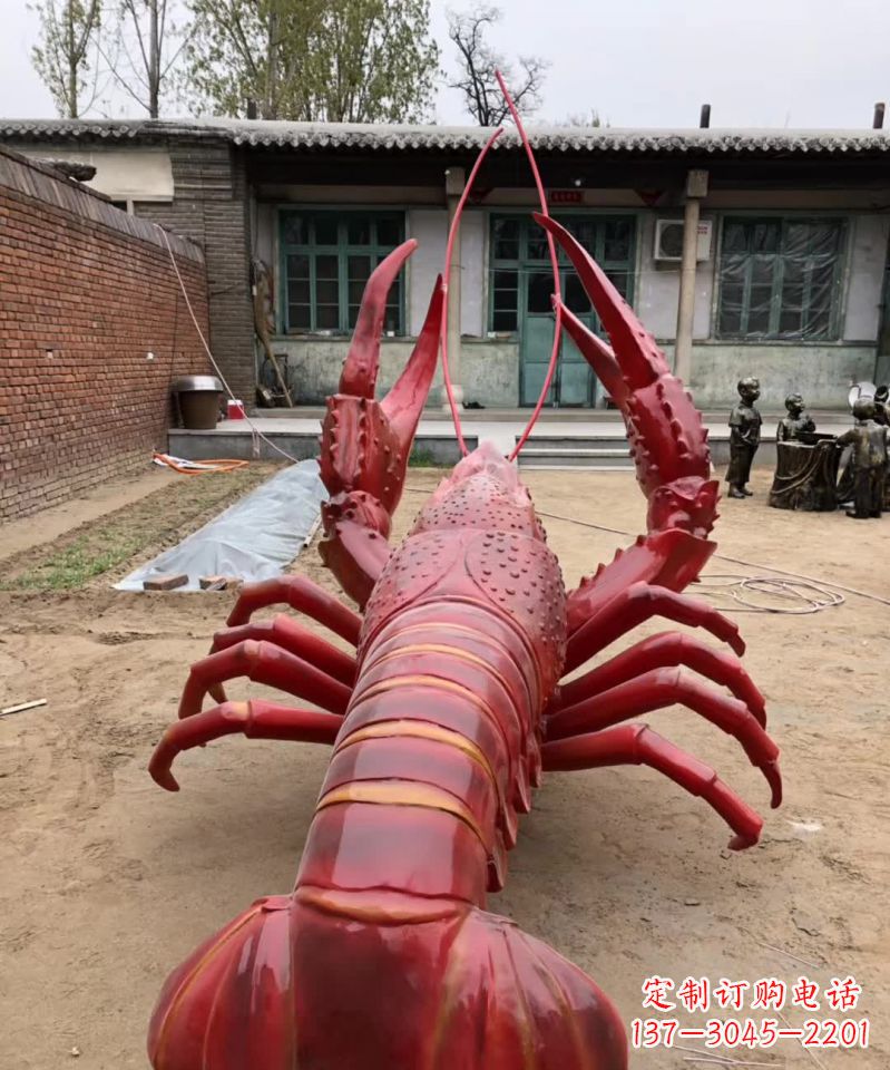 沧州不锈钢大龙虾雕塑雕塑之美