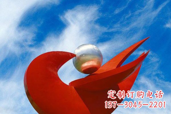 沧州“和平鸽”用不锈钢大型雕塑抒发爱与和平
