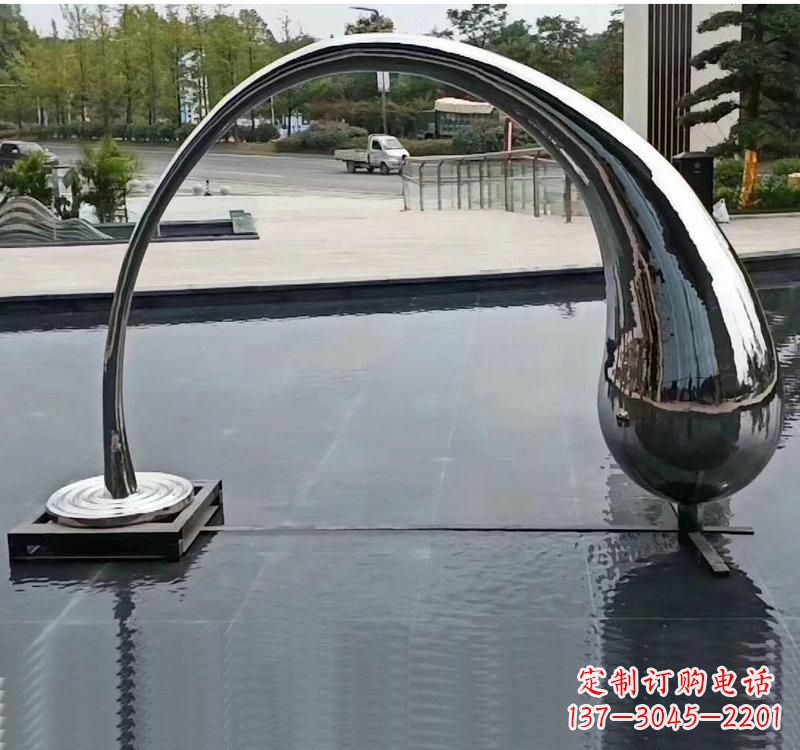沧州不锈钢大型水滴雕塑让艺术融入生活