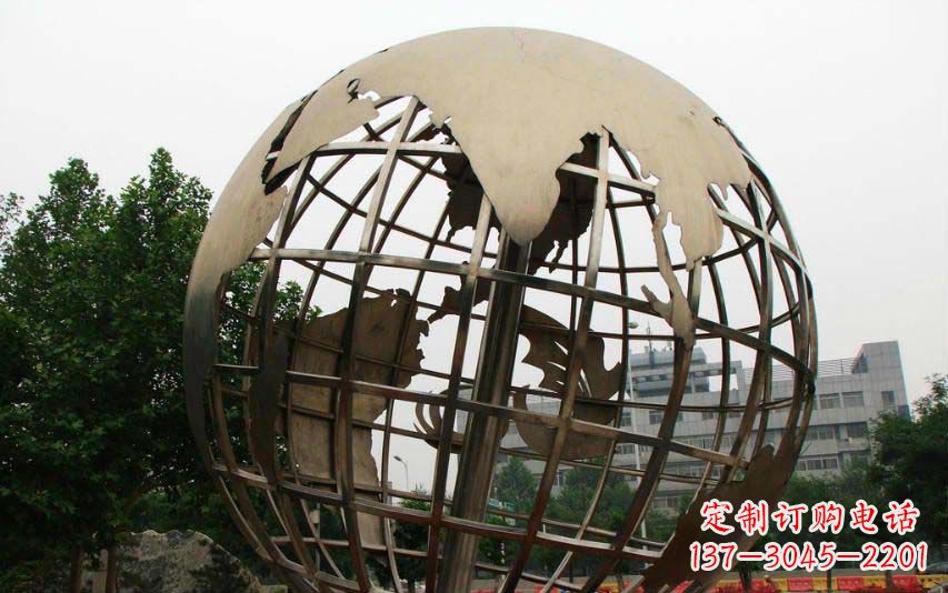 沧州不锈钢地球雕塑精彩的艺术景观