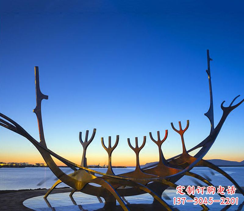沧州帆船雕塑精致的海洋艺术品