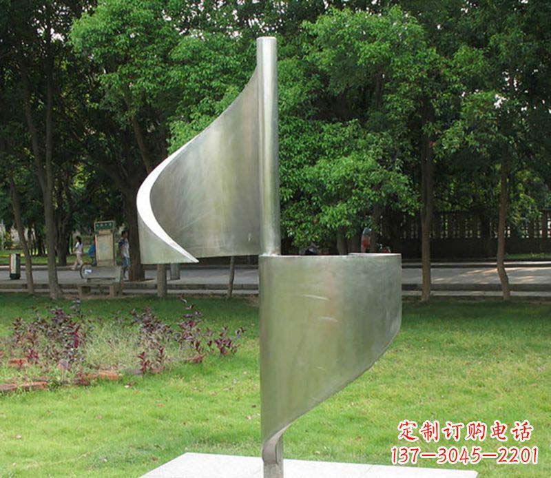 沧州精美不锈钢风车雕塑