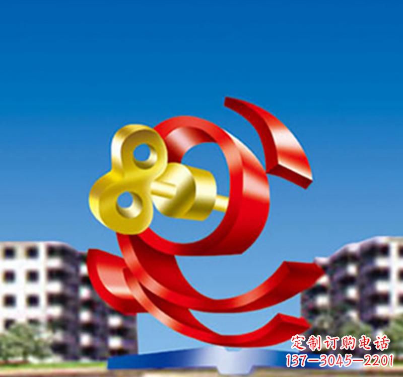 沧州不锈钢飘带雕塑给公园景观带来独特美感