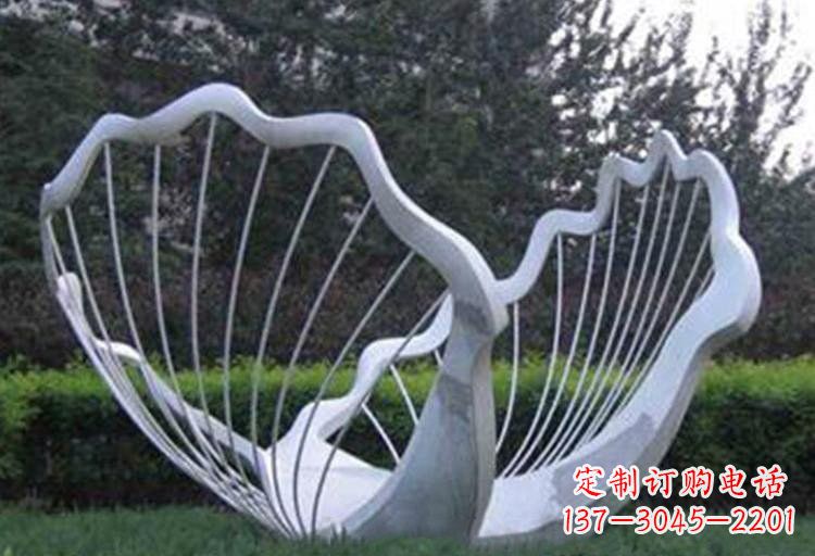 沧州不锈钢公园的镂空贝壳雕塑