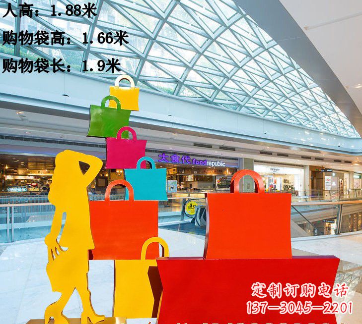 沧州不锈钢购物袋雕塑艺术品的独特之处