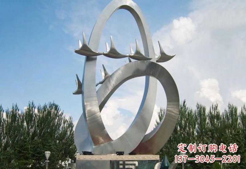 沧州不锈钢天鹅雕塑