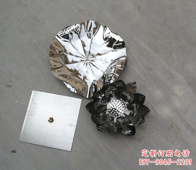 沧州不锈钢荷叶雕塑传承传统文化