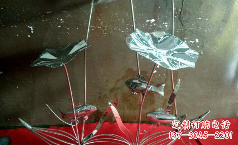 沧州不锈钢荷花雕塑