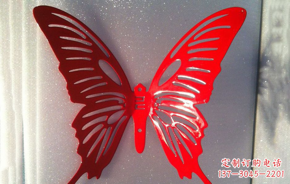 沧州不锈钢蝴蝶雕塑让蝴蝶飞跃展现灿烂美丽