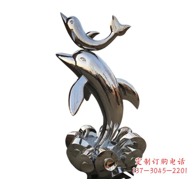 沧州海豚雕塑艺术与自然的完美结合