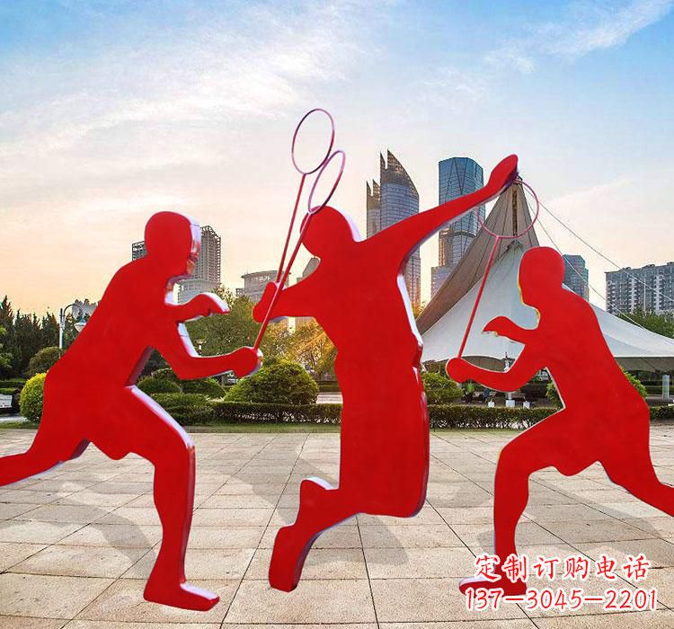 沧州不锈钢羽毛球雕塑艺术与运动的完美结合