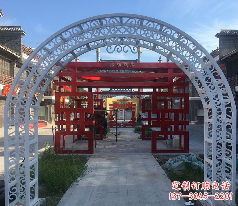 沧州不锈钢拱门雕塑——精美绝伦